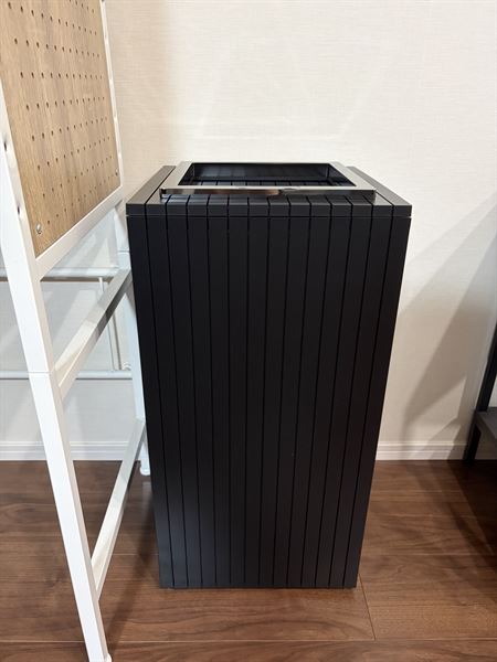 ZitA SQUARE ジータ スクエア ゴミ箱 ブラック 未使用消臭剤付 ZitA ジータ ダストボックス SQUARE スクエア ブラック