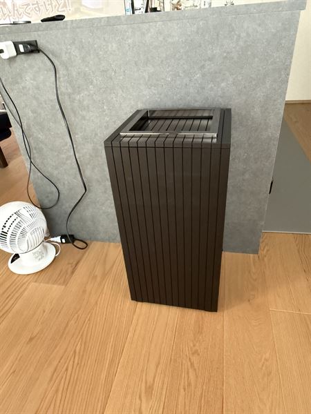 “新品未開封” Zita Square ごみ箱 ブラック　消臭剤付き Zita（ジータ）ダストボックス SQUARE ブラック |キッチン用品