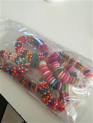 Alice verified customer review of PROLOSO 6 Pack Colorful Bead Round PieceBracelets Elastic Party Favors Kids Pretend Play