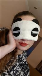 Anna.V verified customer review of 12 Pack Sleep Masks Panda Blindfold Eyepatch Eyeshade with Elastic Strap Nap Cover