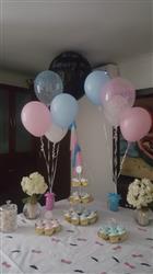 Alyssa OBrian verified customer review of PROLOSO 36 Gender Reveal Powder & Confetti Balloons Tricked Pack for Baby Shower - Come with Pink and Blue Powder & Confetti