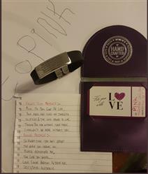 Joanne W. verified customer review of Always Remember Personalised Bracelet - Silver