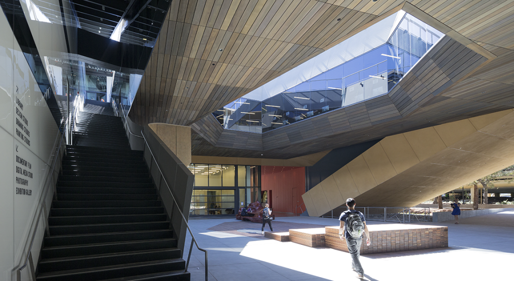 The McMurtry’s oculus opens to a light-filled central gathering space.