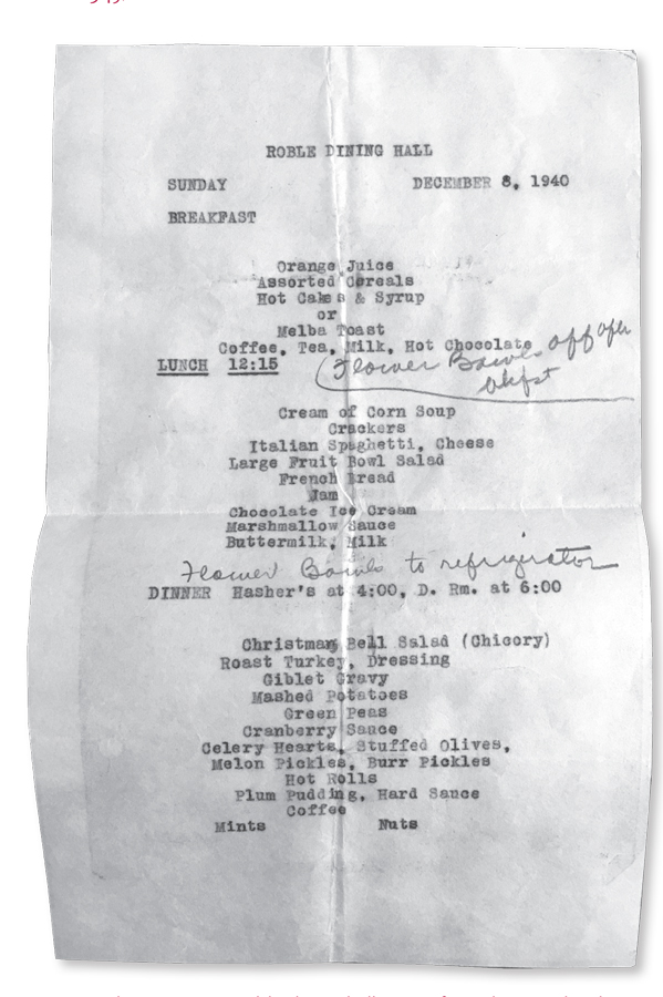 Stanford dining, then and now Stanford 125