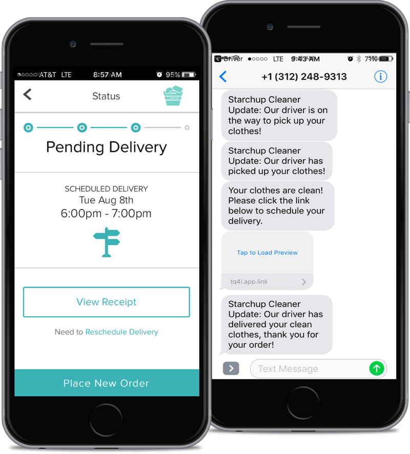Give Laundry & Dry Cleaning customers a great Experience with branded mobile and web ordering apps