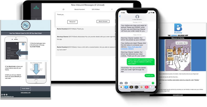 Dry Cleaning & Wash Dry Fold Software System Customer Relationship Management system