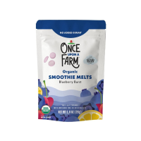 Once Upon a Farm Organic Smoothie Melts Baby Snacks Blueberry Burst 1oz