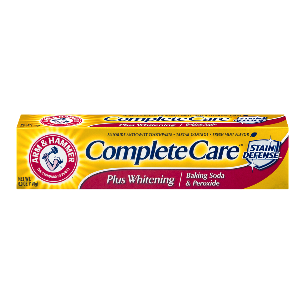 Arm & Hammer Complete Care Plus Whitening with Stain Defense Mint Toothpaste 6.0oz PKG