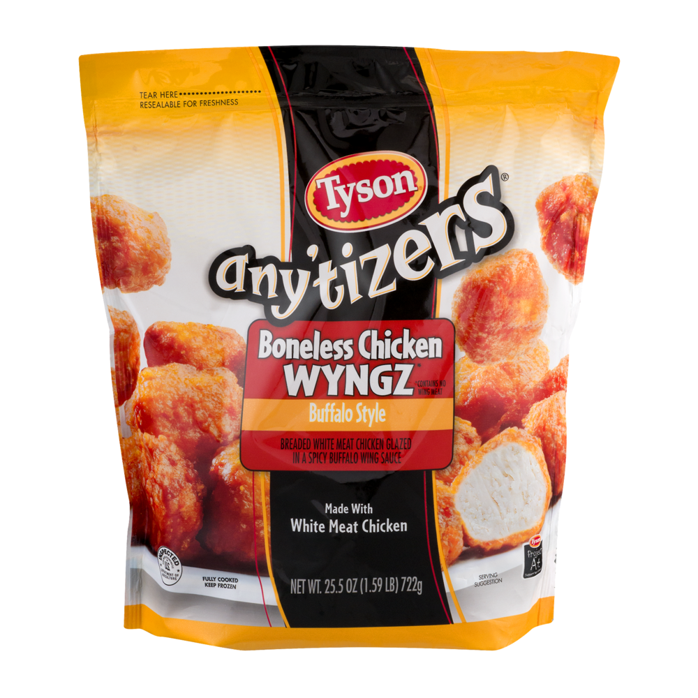 Tyson Anytizers Boneless Chicken Bites Buffalo Style 25.5oz Bag