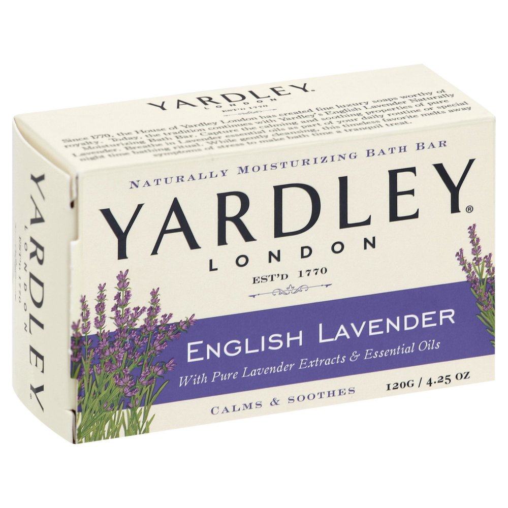 Yardley Bath Soap Flowering English Lavender 4.25oz Bar