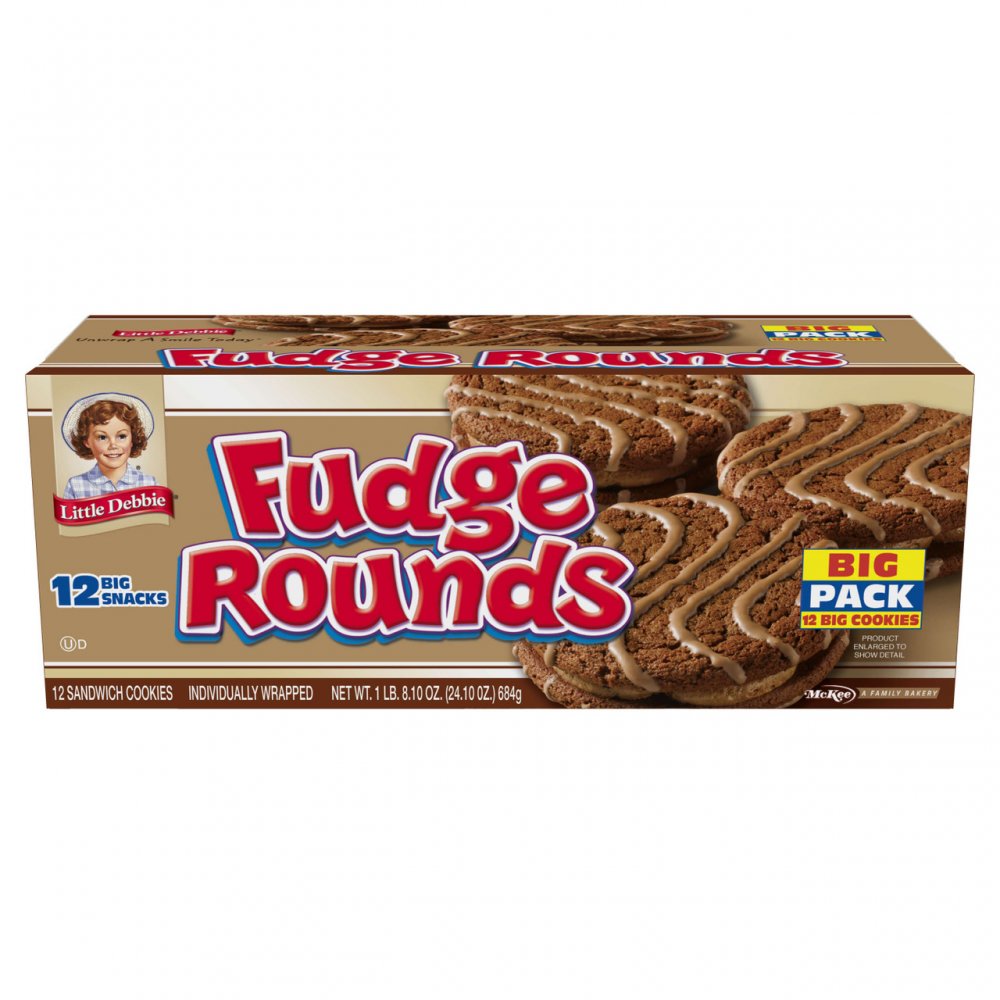 Little Debbie Fudge Rounds Big Pack 12CT 28.35oz Box