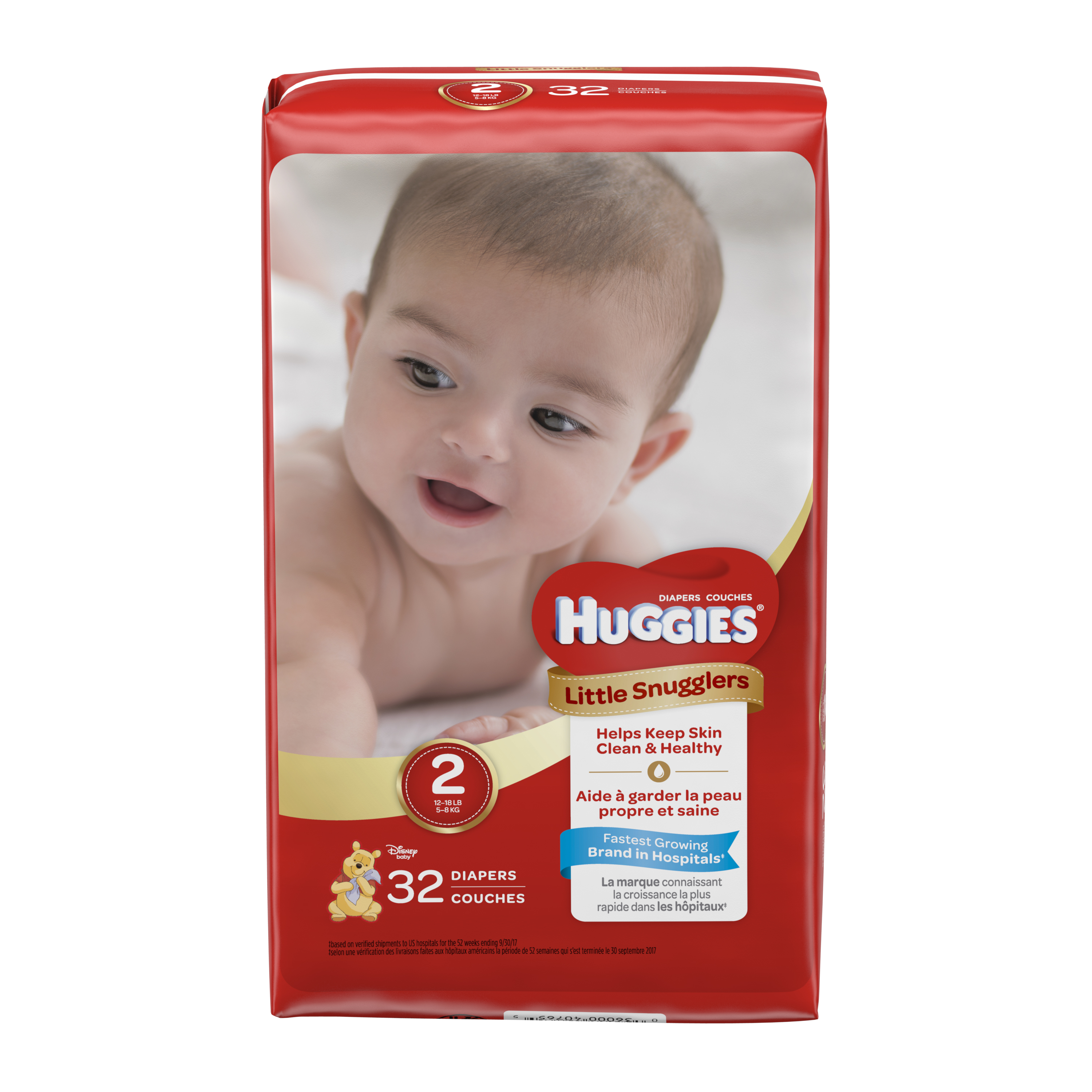 Huggies Little Snugglers Size 2 (12-18 LB) Jumbo Pack 29CT PKG