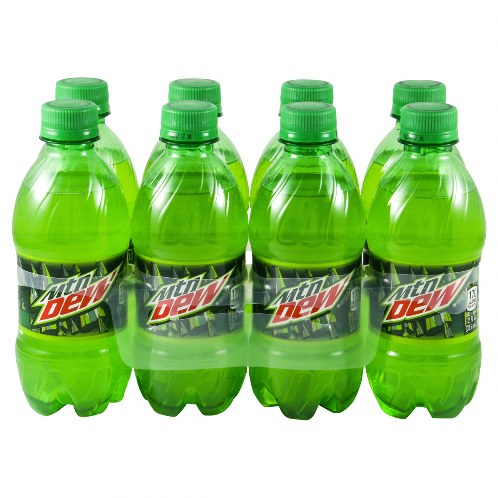 Mountain Dew 8 Pack of 12oz Bottles