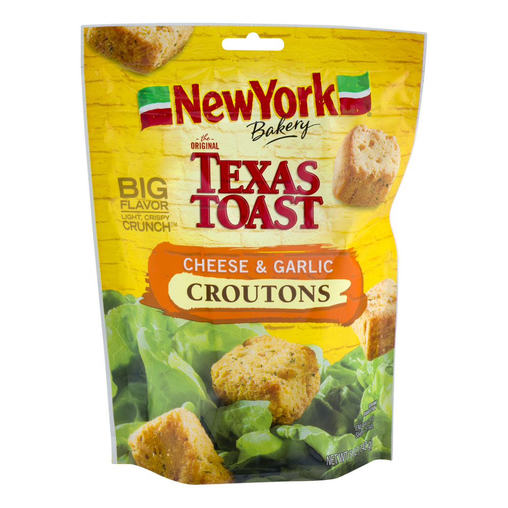 New York Texas Toast Cheese & Garlic Croutons 5oz Bag