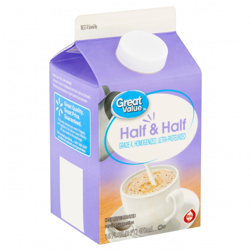 Store Brand Half and Half 16oz. (1 Pint)