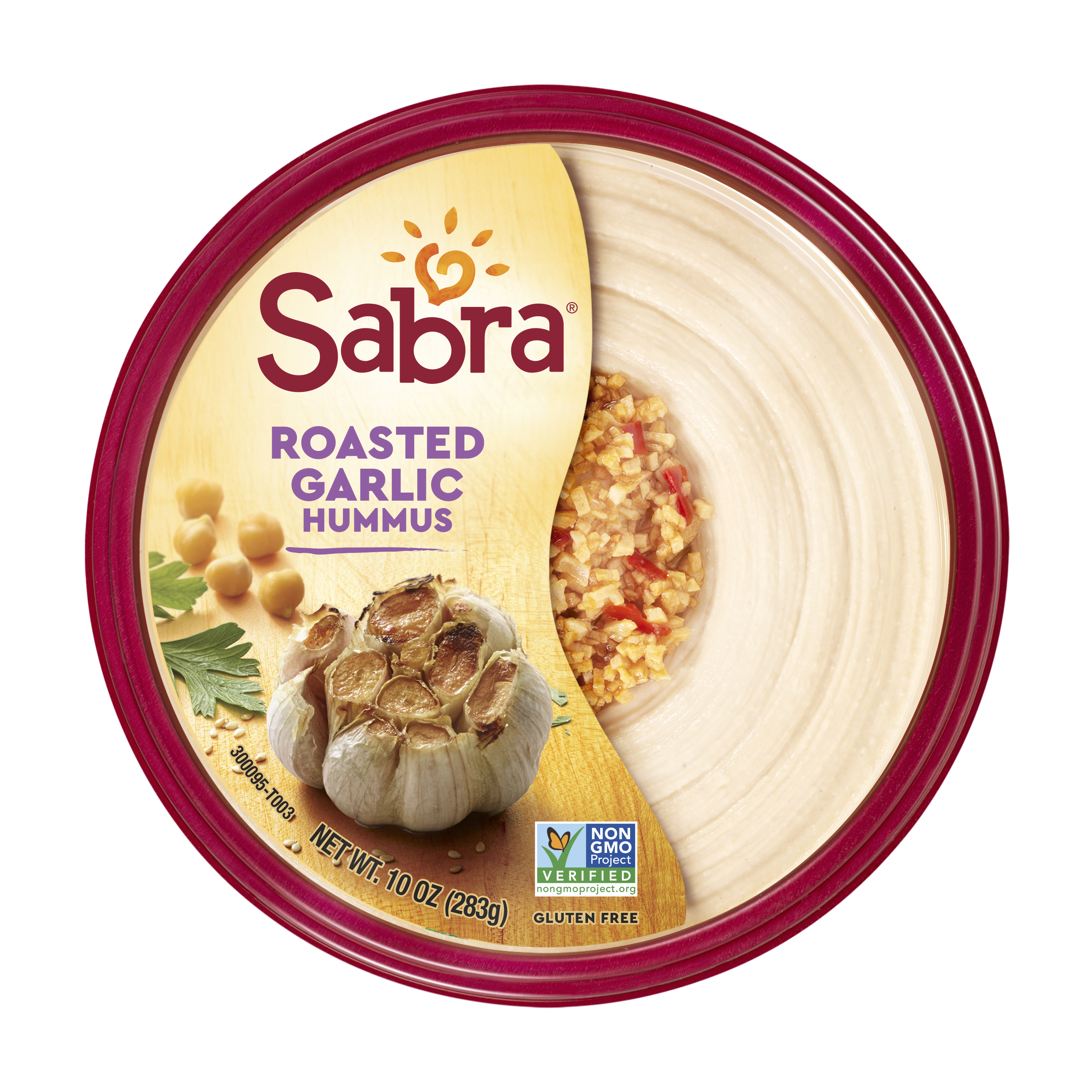 Sabra Hummus Roasted Garlic 10oz Tub