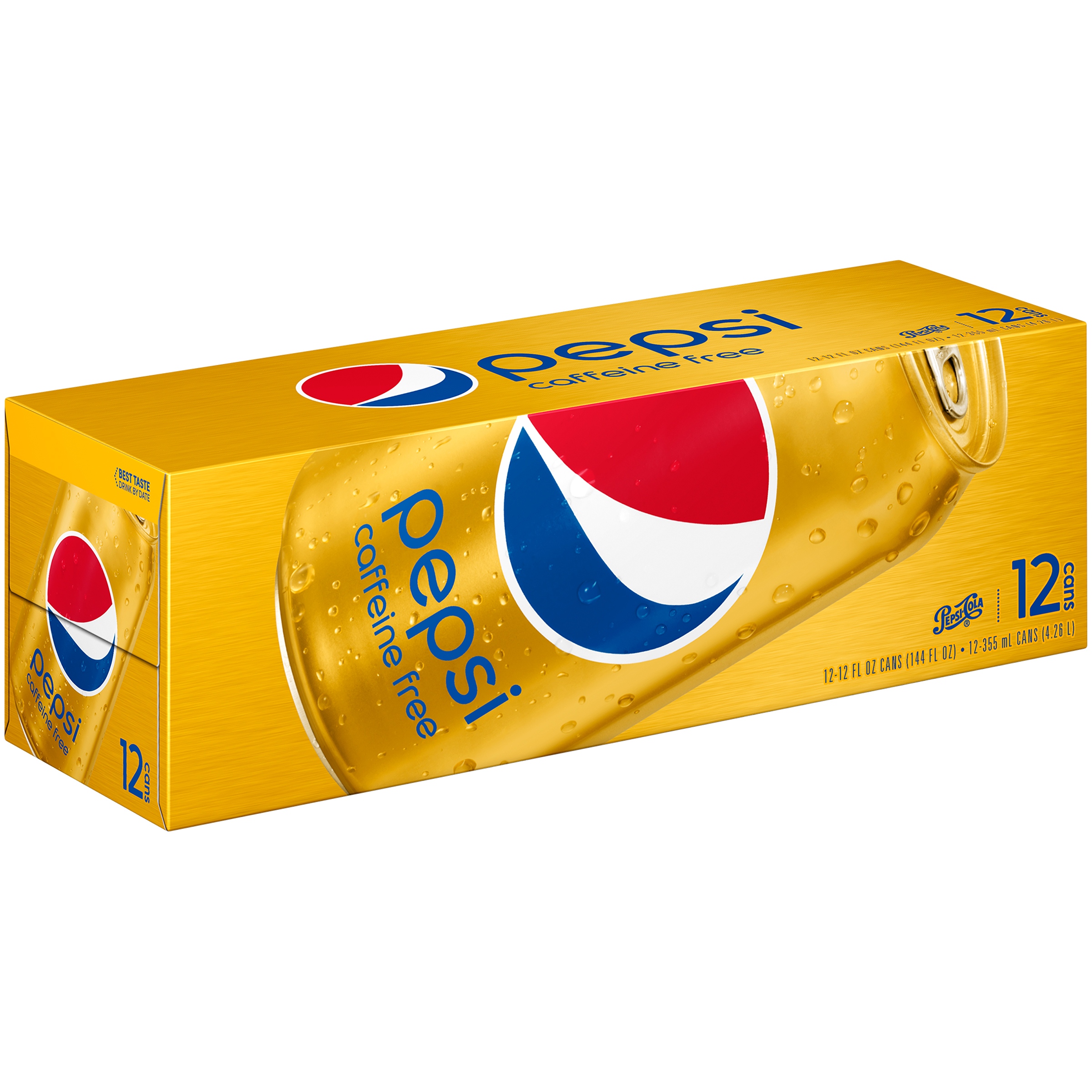 Pepsi Caffeine Free 12 Pack of 12oz Cans