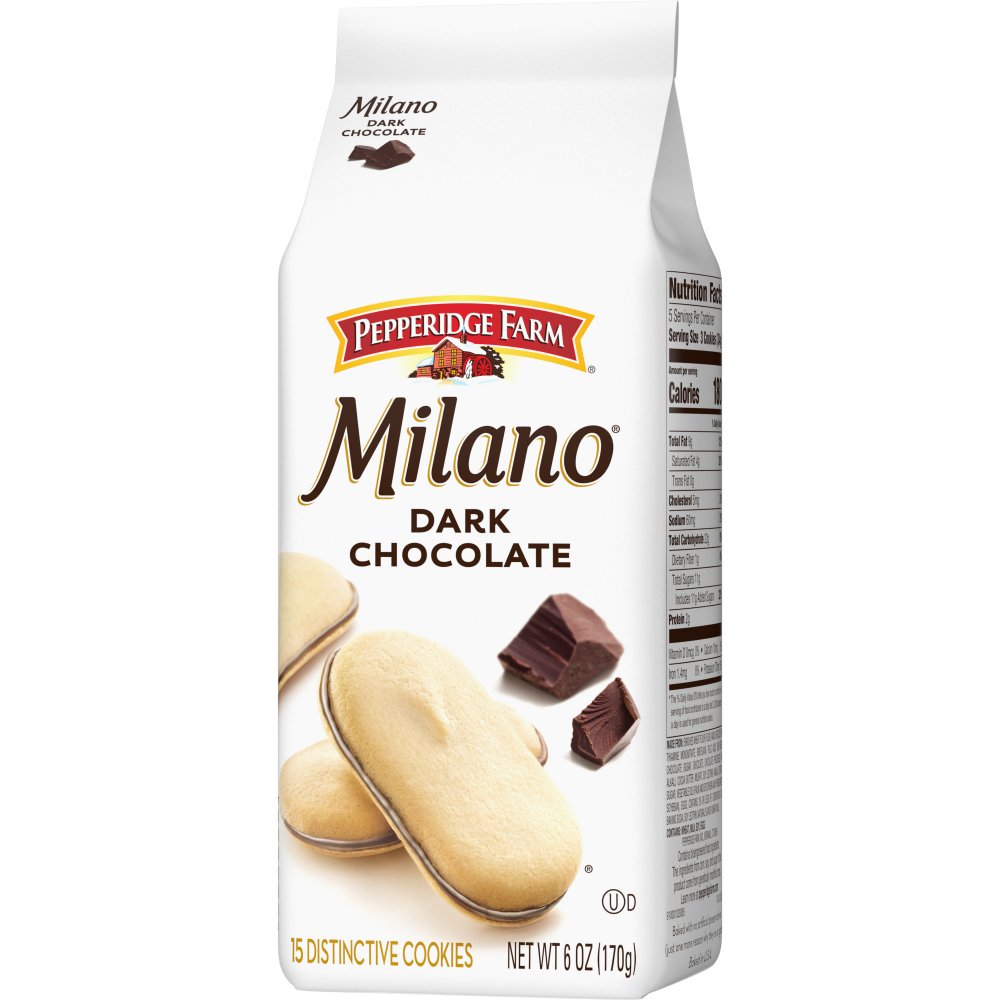 Pepperidge Farm Dark Chocolate Milano Cookies 6oz PKG