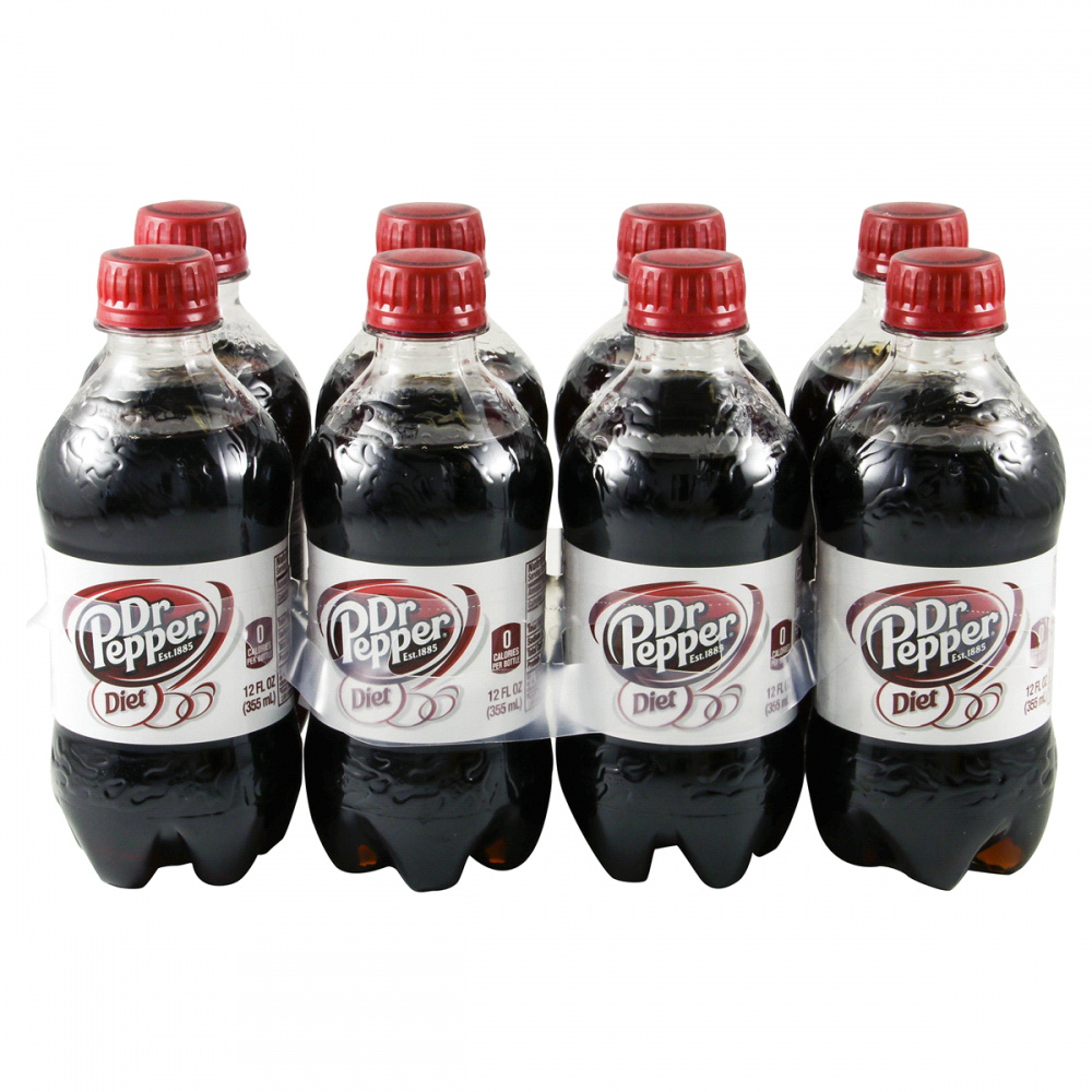 Dr Pepper Diet 8 Pack of 12oz Bottles