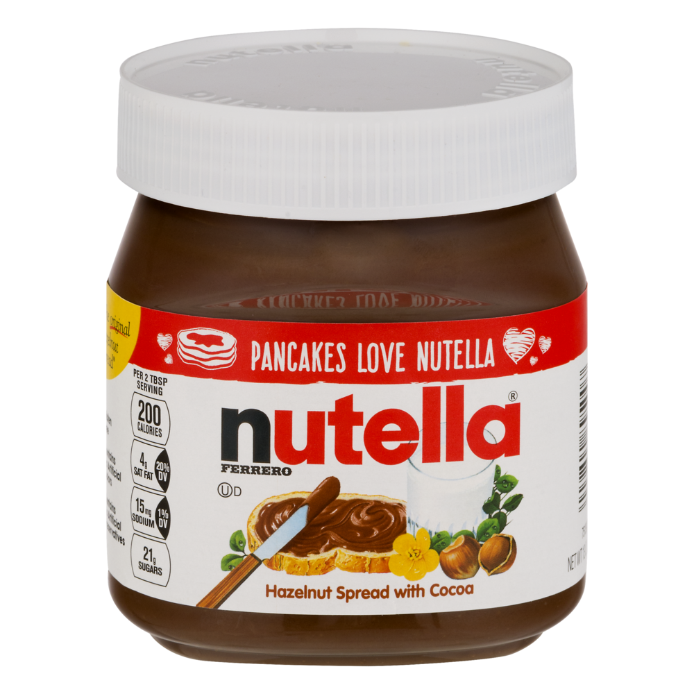 Nutella Spread Hazelnut with Skim Milk and Cocoa 13oz Jar