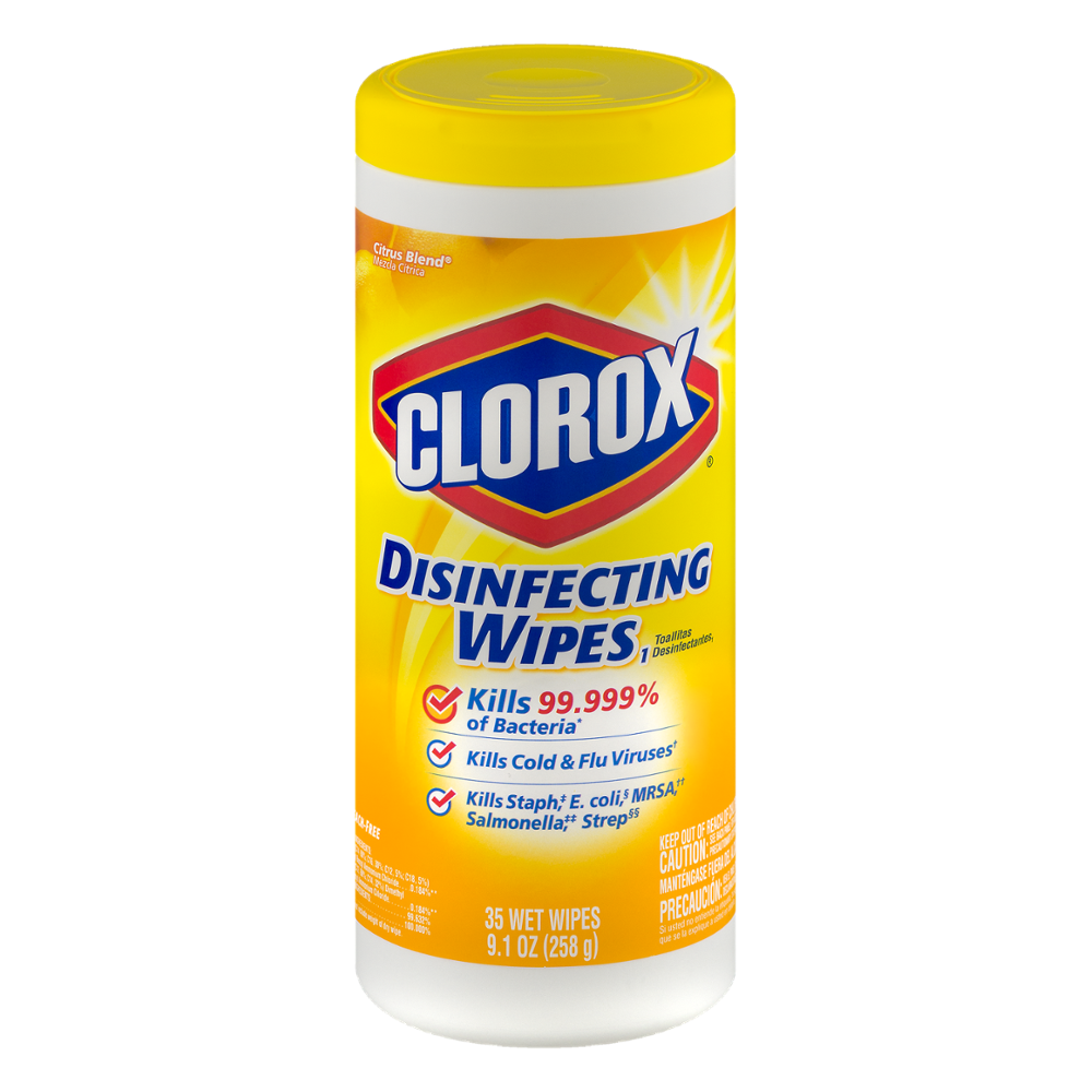 Clorox Disinfecting Wipes Crisp Lemon 35CT
