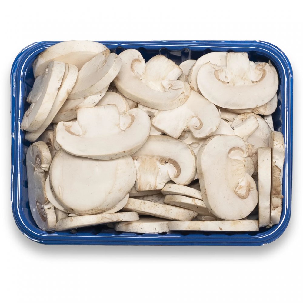 Mushrooms White Sliced 8oz PKG