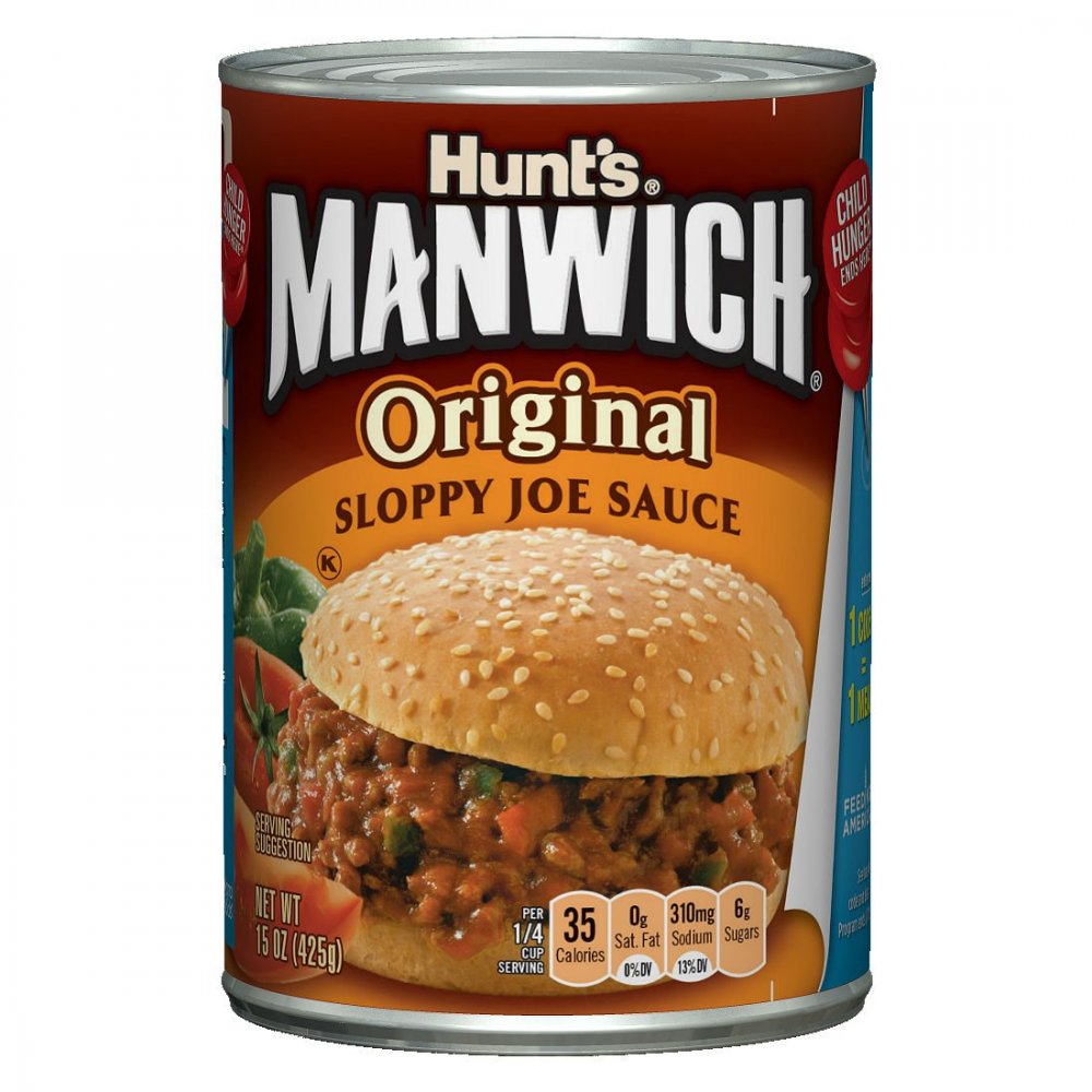Hunt's Manwich Sloppy Joe Sauce Original 15oz Can