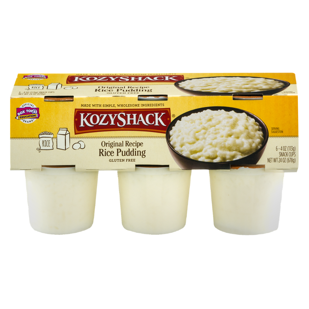 Kozy Shack Rice Pudding 4oz EA 6CT