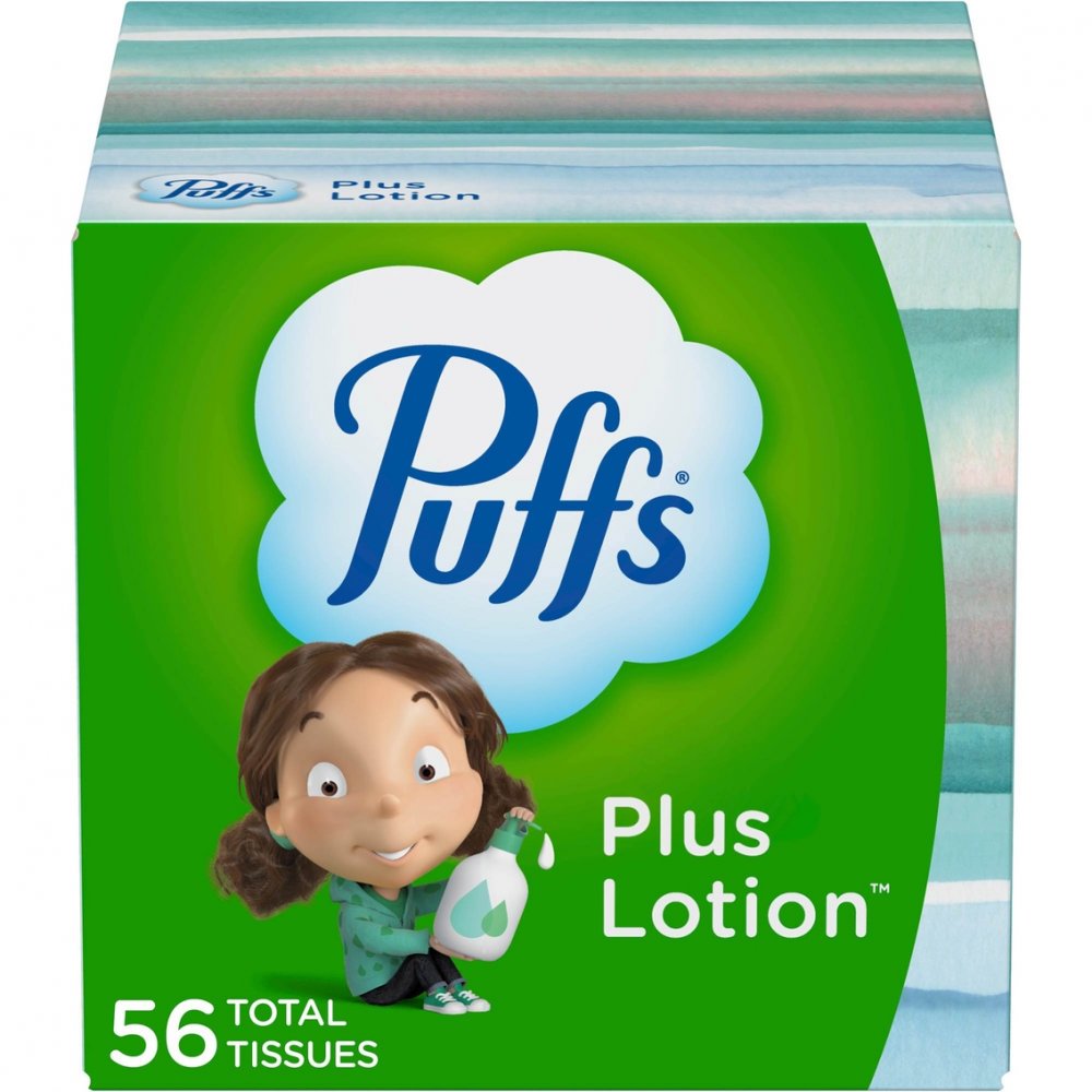 Puffs Plus Facial Tissue with Lotion 56CT Box