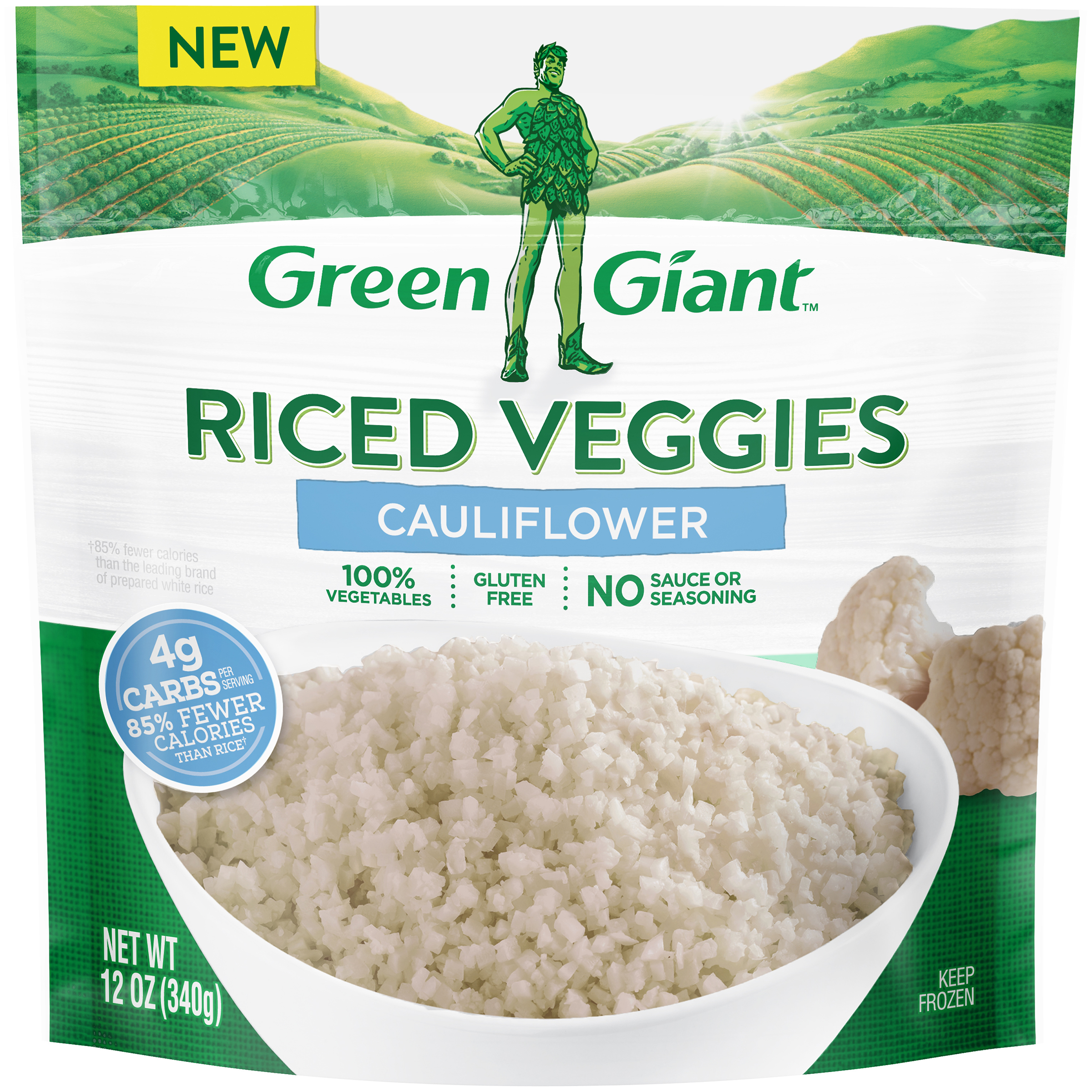 Green Giant Riced Veggies Cauliflower 12oz Bag
