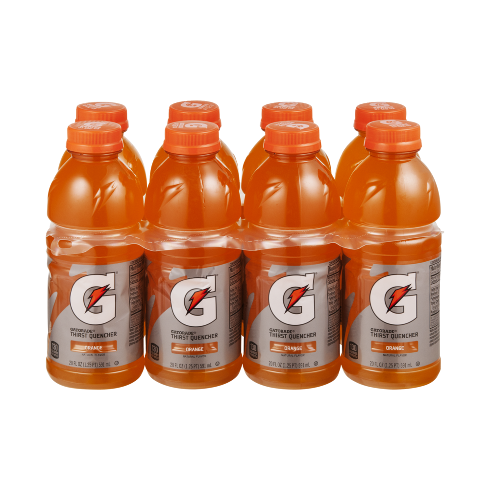 Gatorade Sports Drink Orange 8PK of 20oz. Bottles