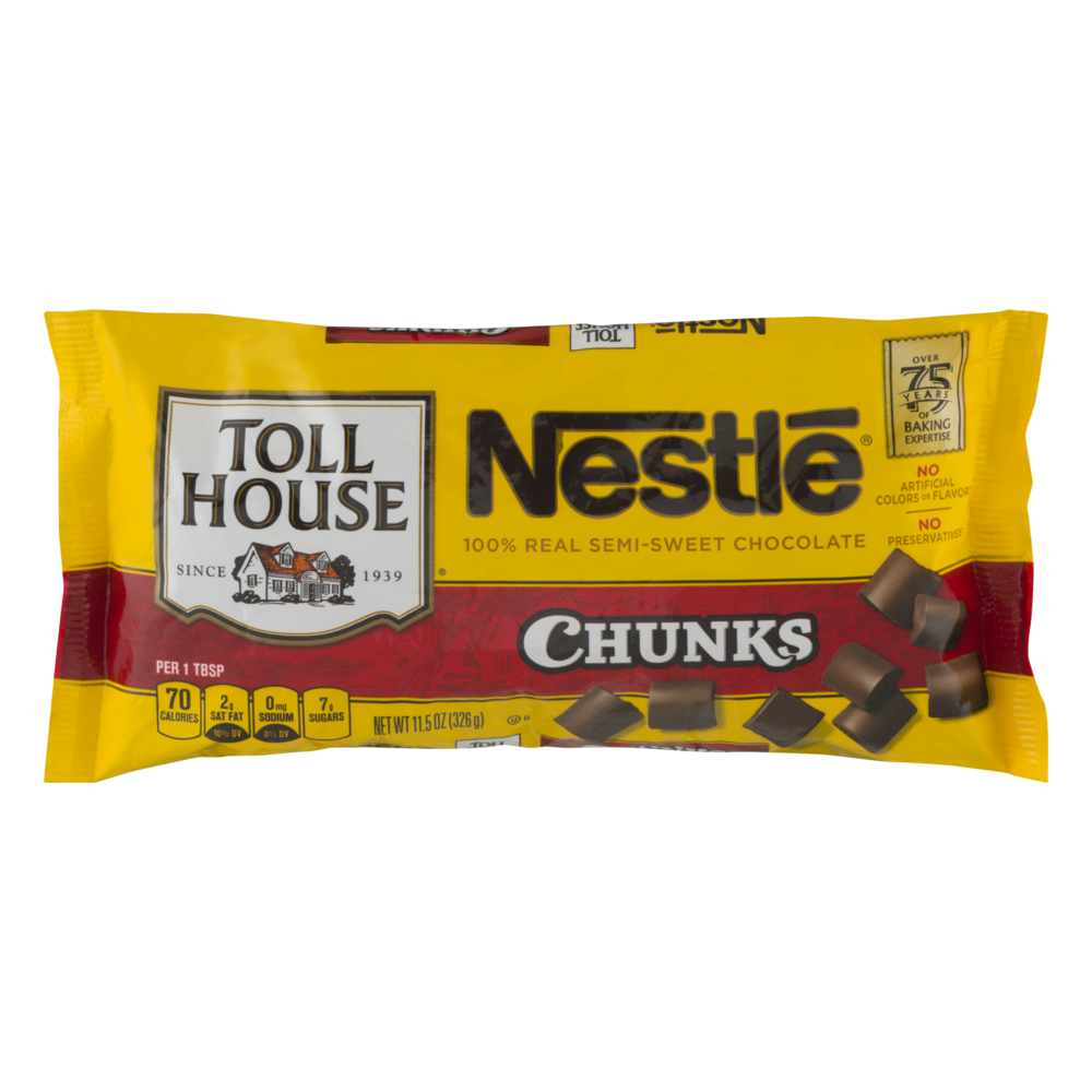 Nestle Toll House Semi-Sweet Chocolate Chunks 11.5oz Bag