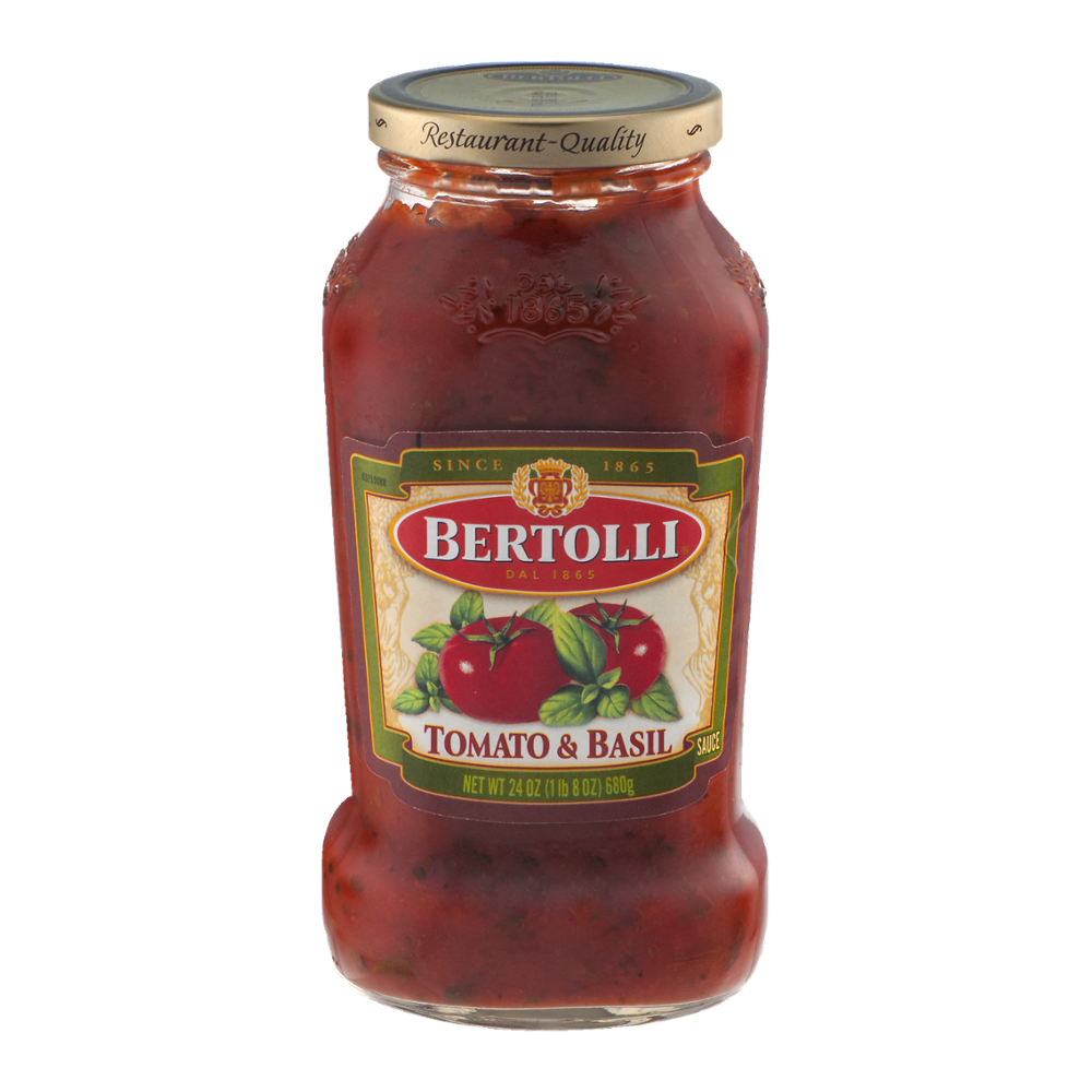 Bertolli Pasta Sauce Tomato Basil 24oz Jar