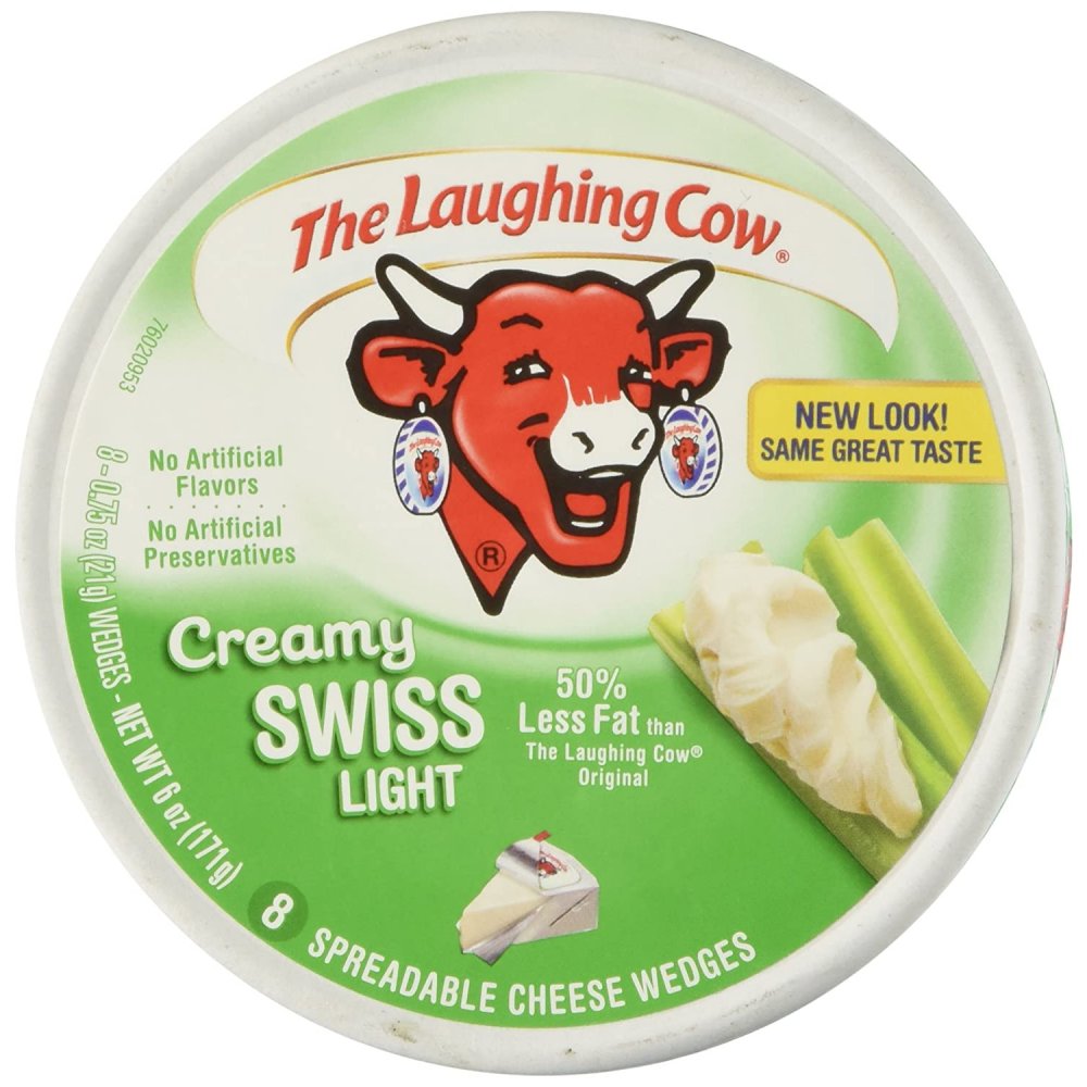 The Laughing Cow Spreadable Cheese Creamy Swiss Light 5.4