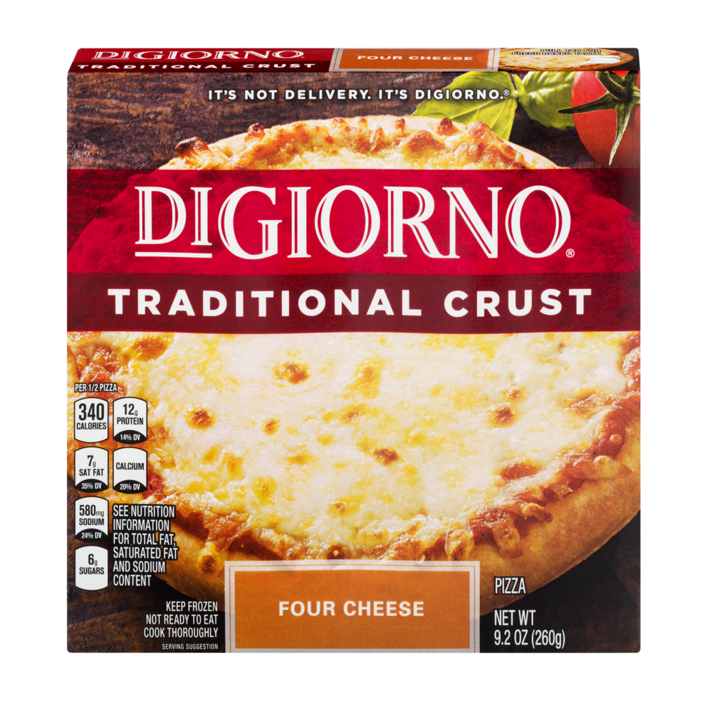 DiGiorno For One Traditional Crust Four Cheese 9.2oz Box