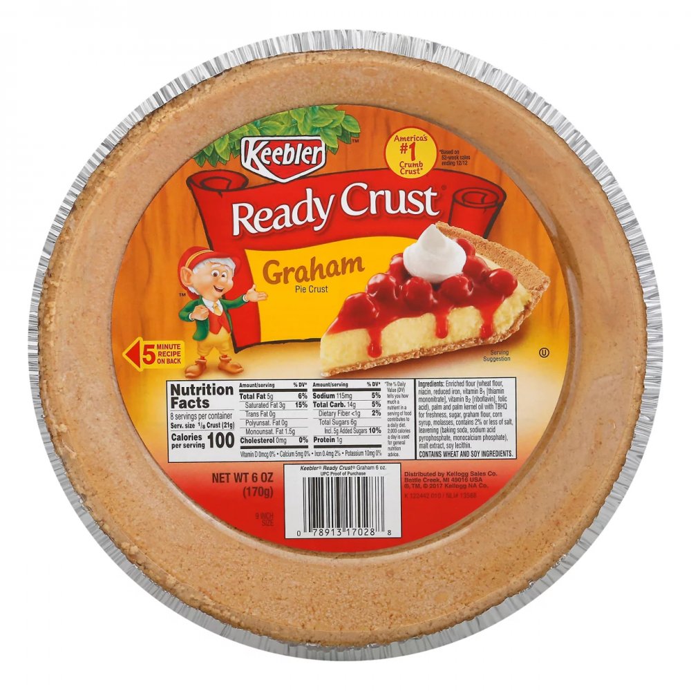 Keebler Ready Crust Graham Pie Crust 9 inch 6oz