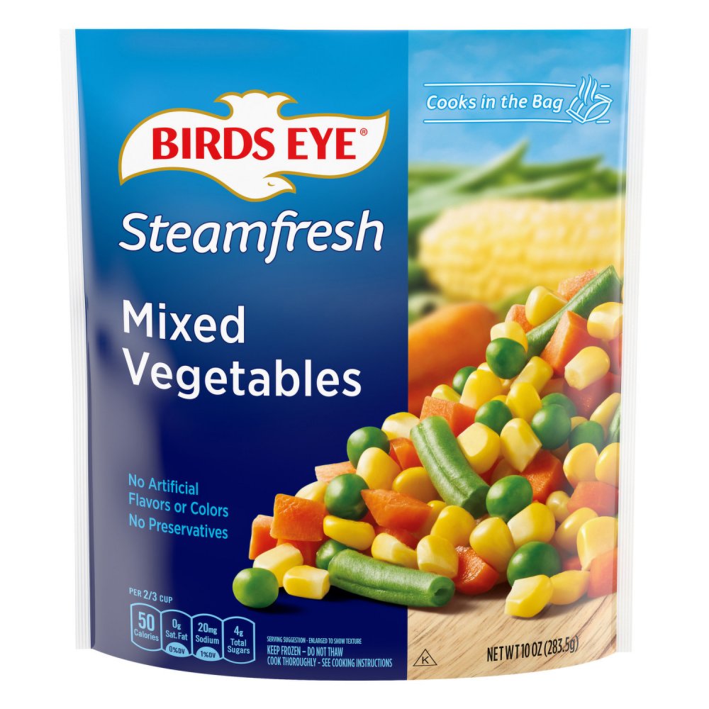 Birds Eye Steamfresh Mixed Vegetables 10oz Bag