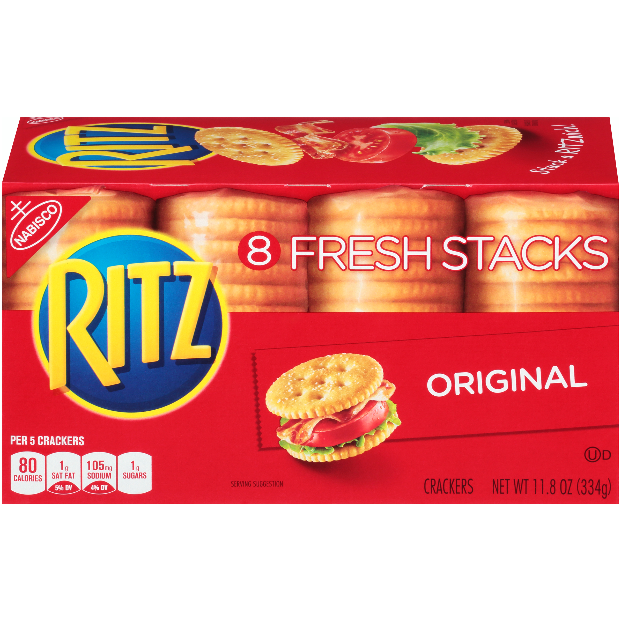 Nabisco Ritz Crackers Fresh Stacks 8CT 11.8oz PKG
