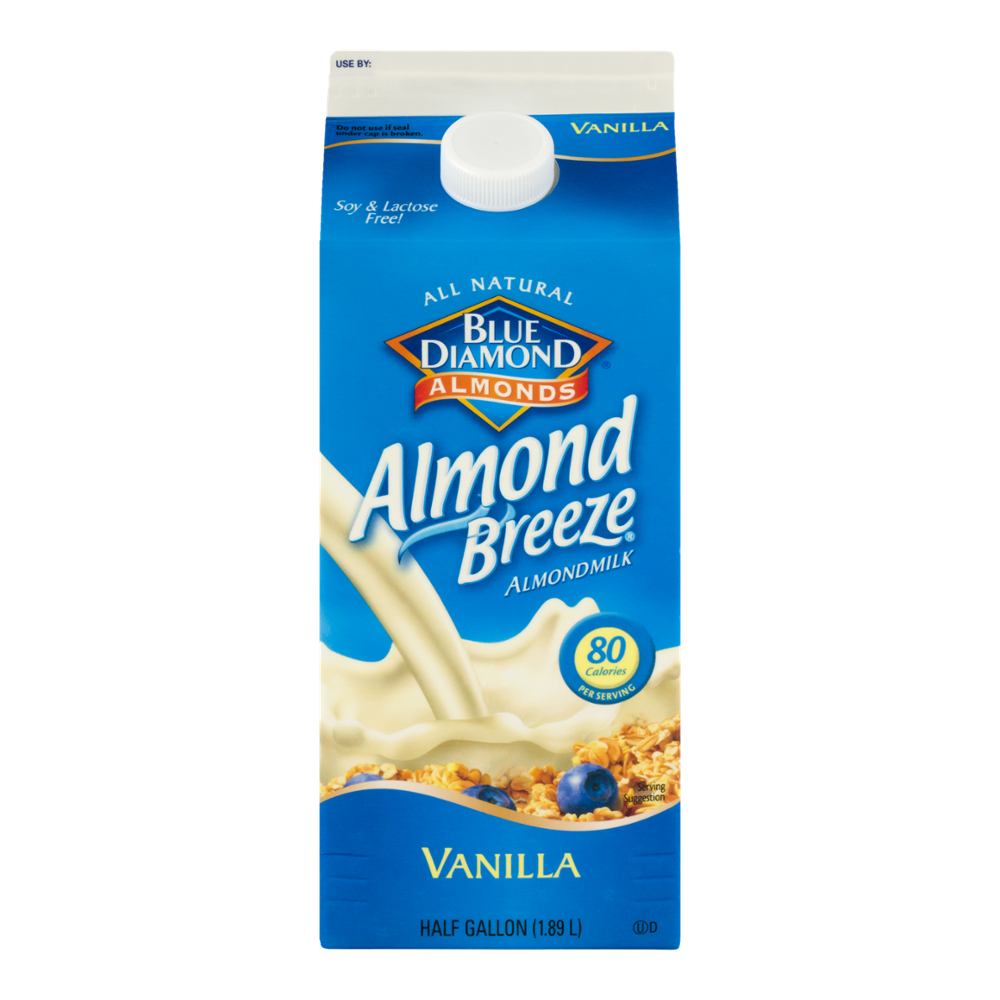 Almond Breeze Almond Milk Vanilla 64oz CTN