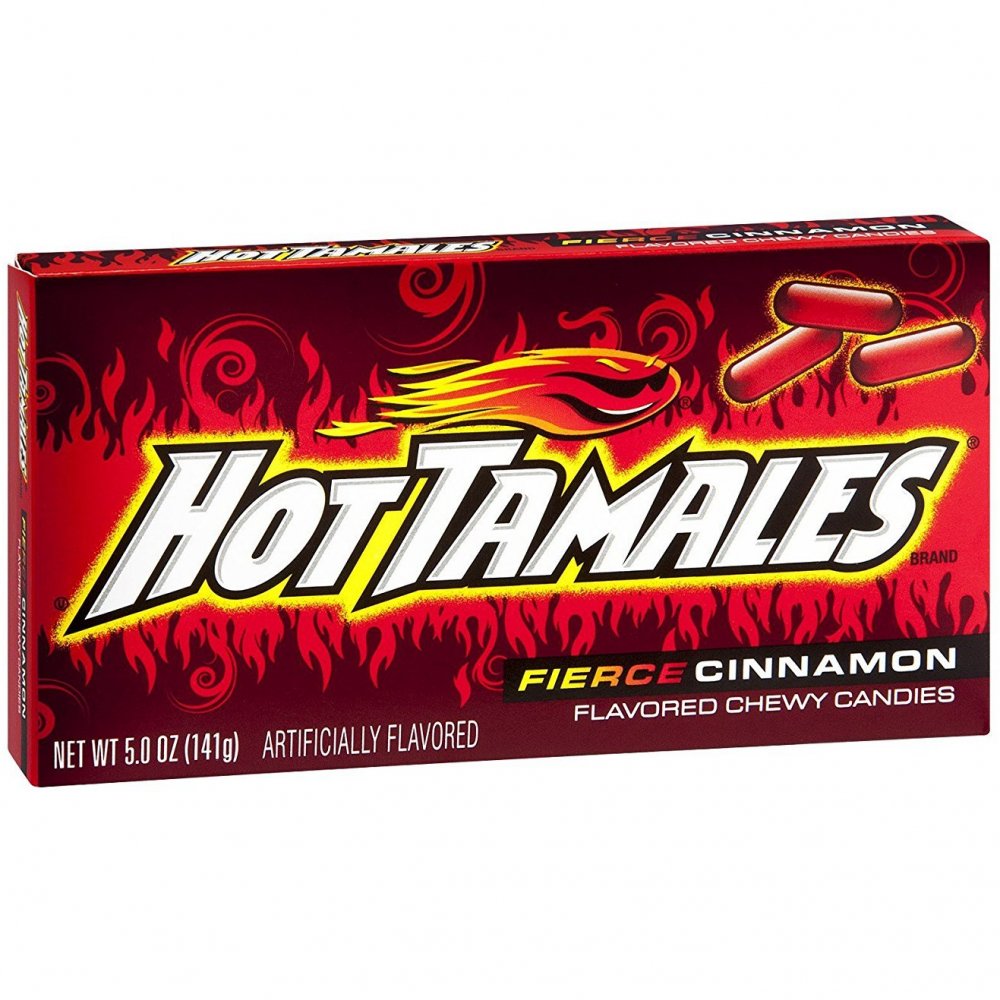 Hot Tamales Cinnamon Flavored Candies 5oz Box