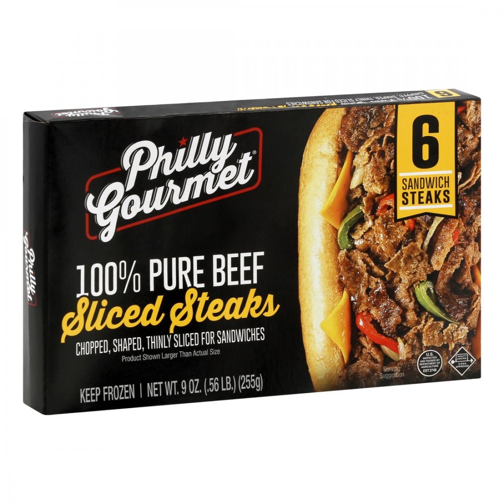 Philly Gourmet Steaks For Sandwiches 6CT 9oz Pkg