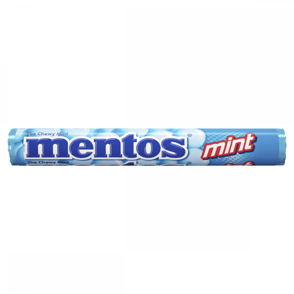Mentos Chewy Mint Candy Mint Flavor 14CT Roll 1.32oz