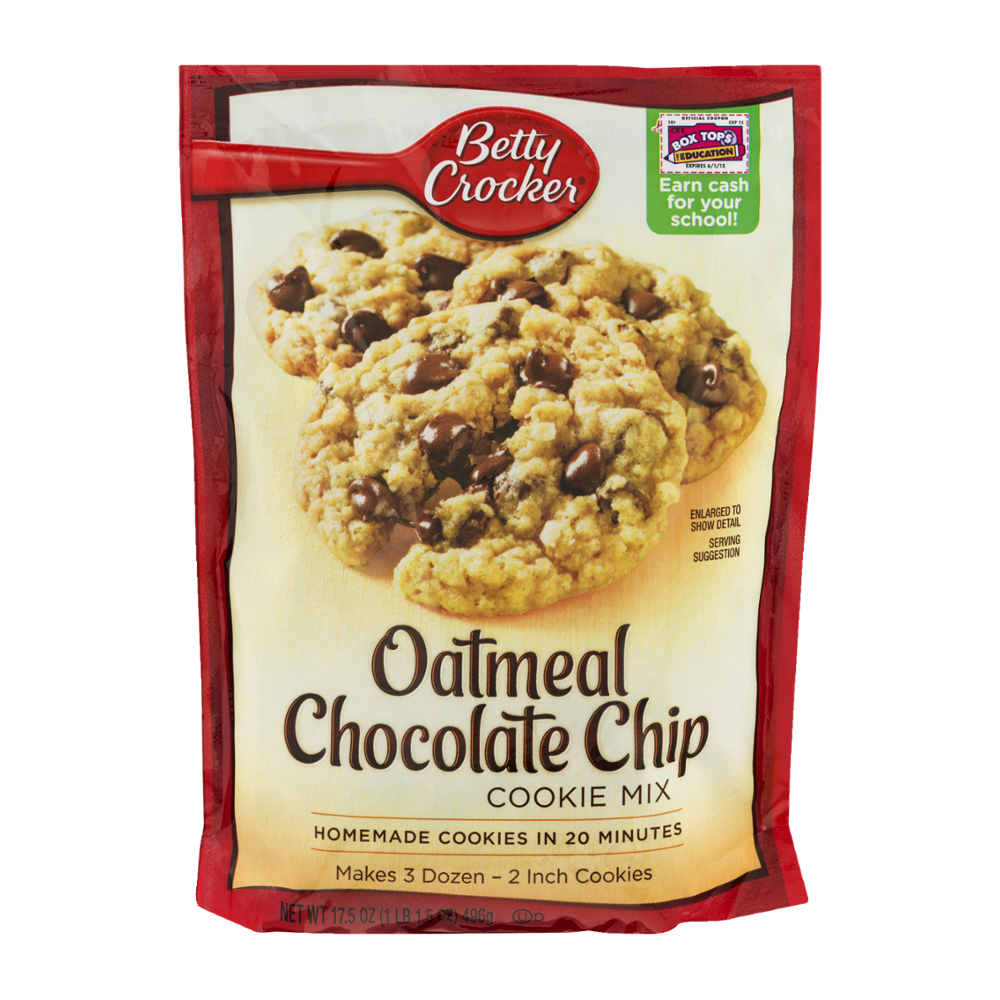 Betty Crocker Cookie Mix Oatmeal Chocolate Chip 17.5oz PKG