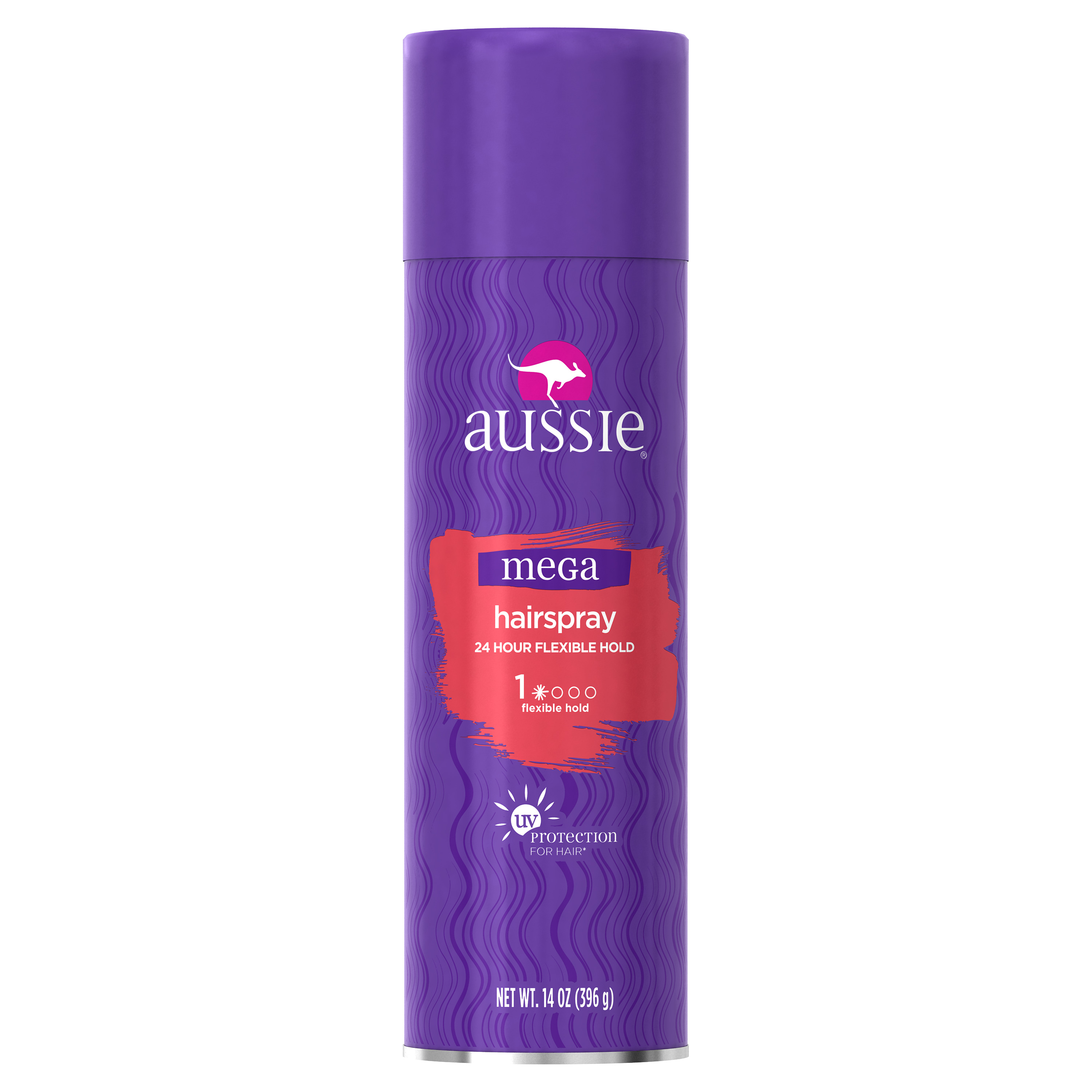 Aussie Mega Hairspray Flexable Hold 14oz Aerosol