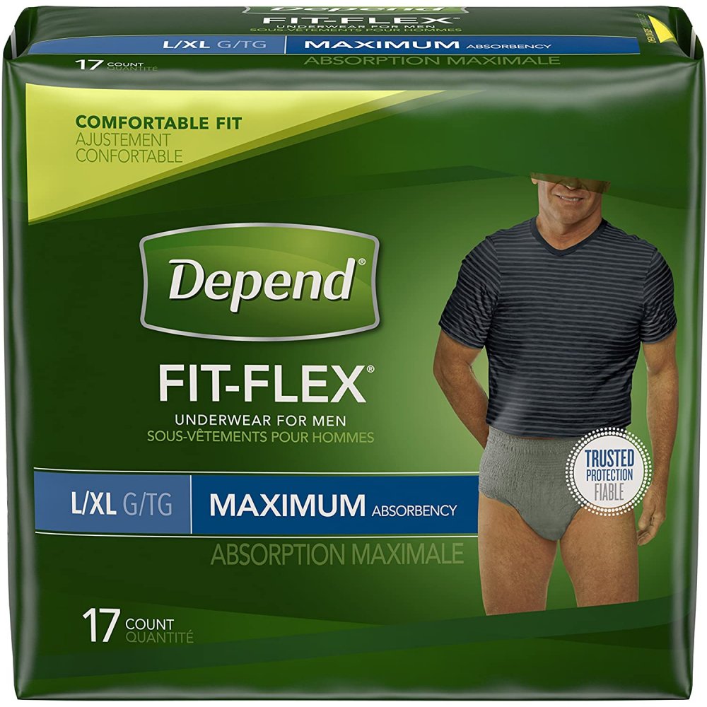 Depend Underwear For Men Maximum Large/XL 17CT PKG