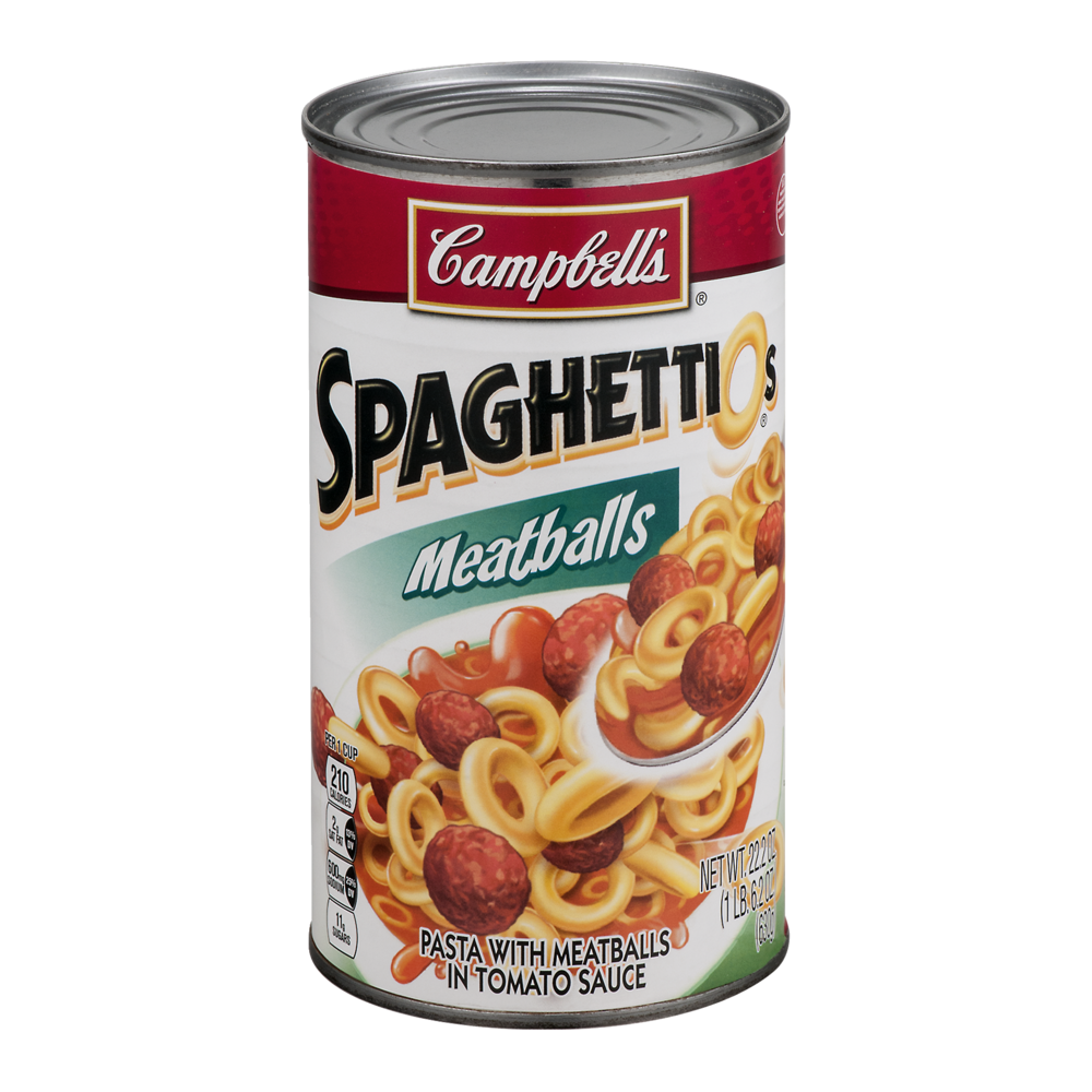 Campbell's SpaghettiOs With Meatballs Family Size 22.2oz Can