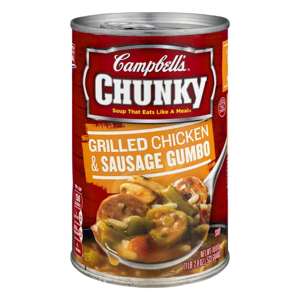 Campbell's Chunky Soup Grilled Chicken & Sausage Gumbo 18.8oz Can