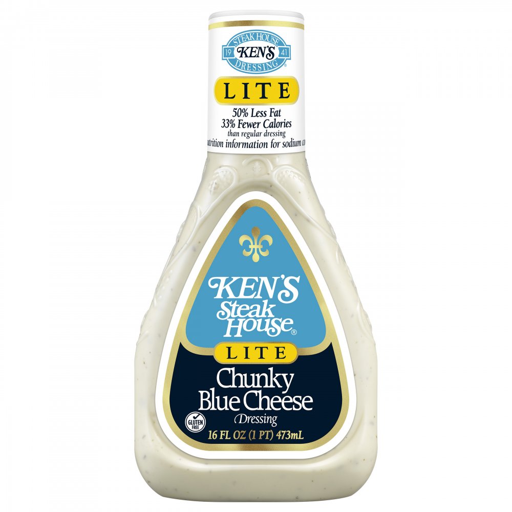Ken's Steak House Dressing Chunky Blue Cheese Lite 16oz BTL