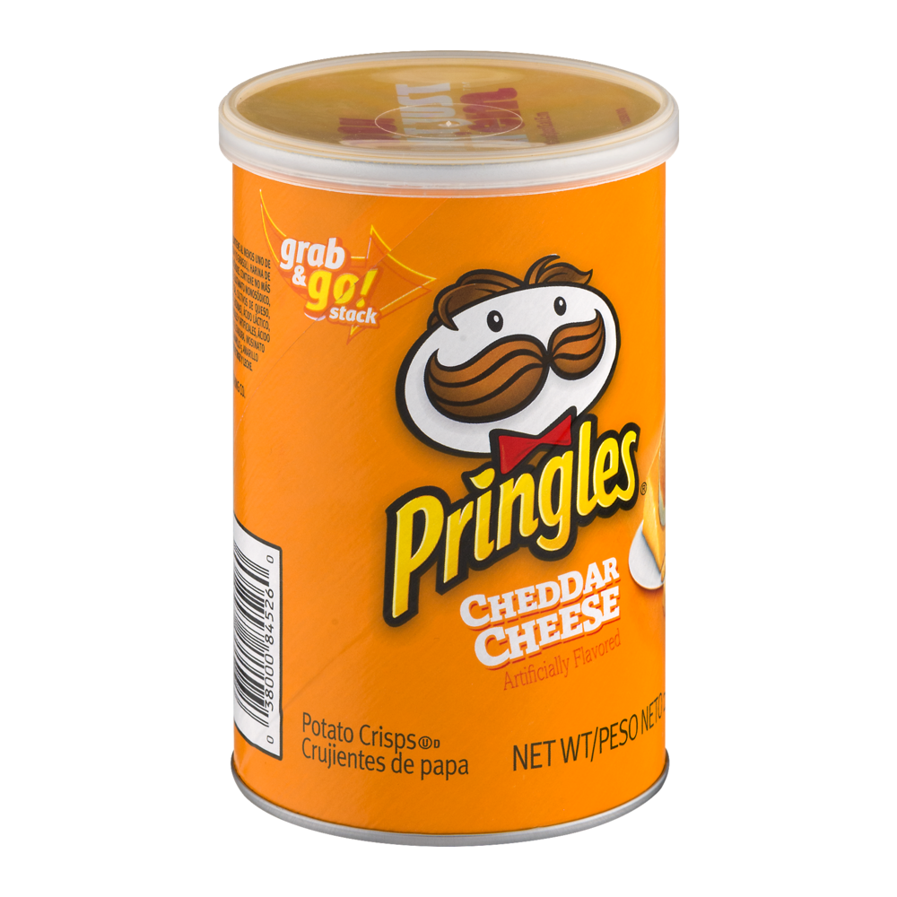 Pringles Cheddar Cheese Potato Crisps Grab & Go! Stack 2.5oz