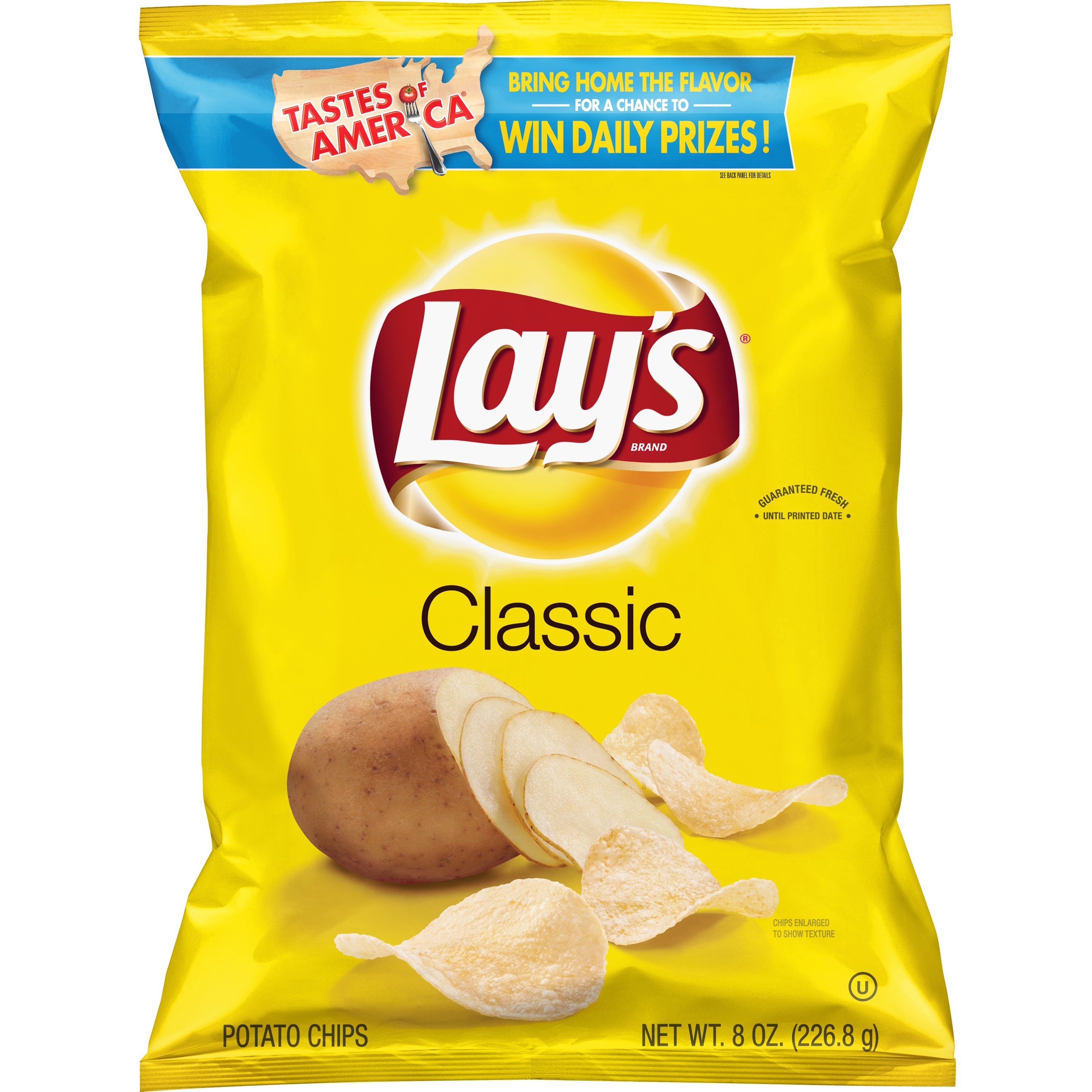 Lay's Potato Chips Classic 8oz Bag